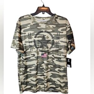 Striker Camouflage Polyester Men's T-Shirt Size Large NWOT